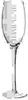 6x Sektglas "Champagne" silber