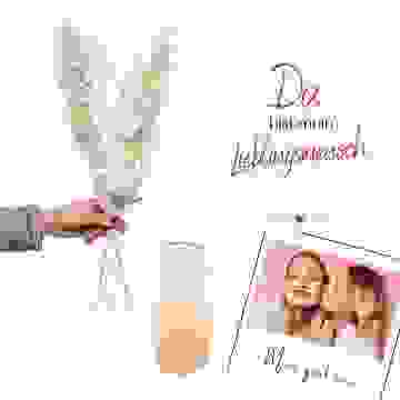Geschenkidee für die BFF: Aruba Vibes mit Vase + Karte