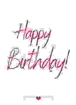 Grußkarte "Happy Birthday" A6