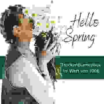 Hello Spring - Trockenblumenbox im Wert von 100 Euro