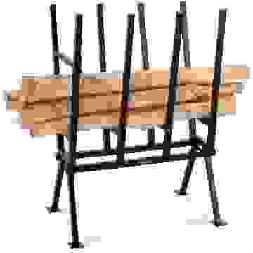 Höhenverstellbarer Holzsägebock aus Stahl mit Feststellbügel