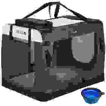 Hundetransportbox Anthrazit XL 82x59x59cm