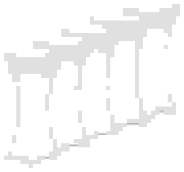 Stehtischhusse 5er-Set Weiß Ø80cm