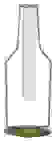 VASE 1 ROHR FLASCHE METALL/GLAS GOLD SMALL