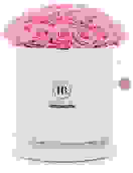 XL - White Marble - Rosa Bouquet