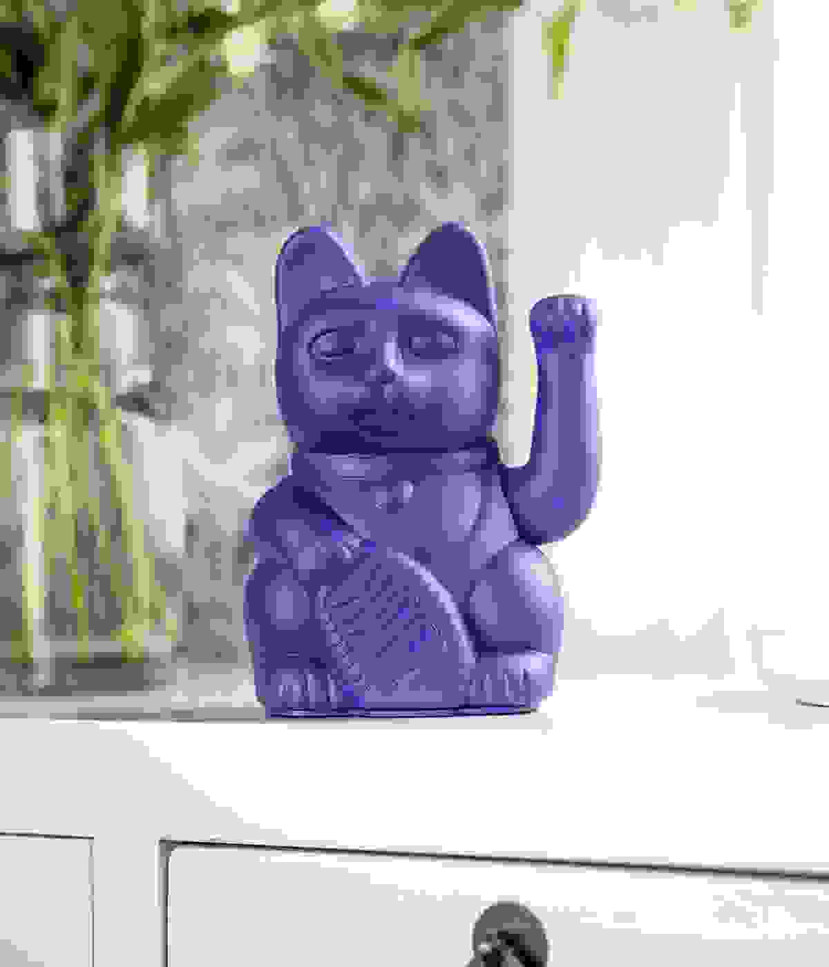 Winkekatze Lucky Cat Classic Violet