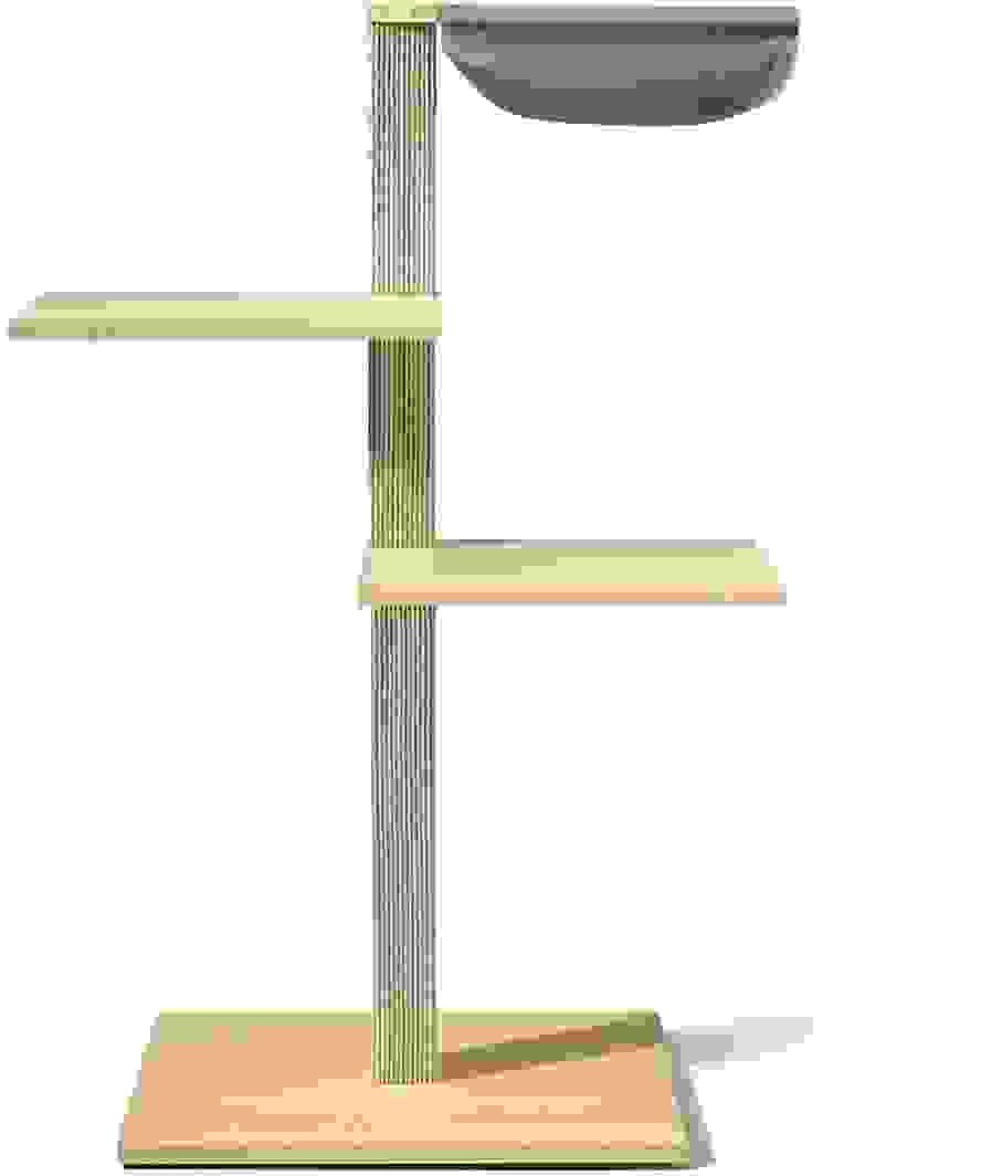 VIU-3 Kratzbaum – Ahorn Natur / Patinagrün