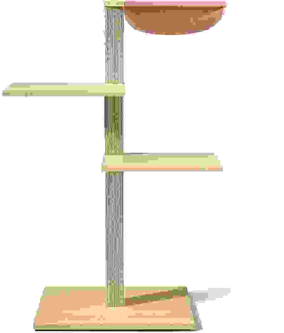 VIU-3 Kratzbaum – Ahorn Natur / Altrosa