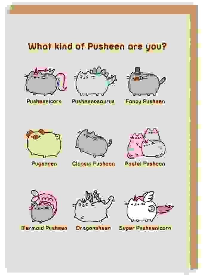 What Kind Of Pusheen Are You Grußkarte