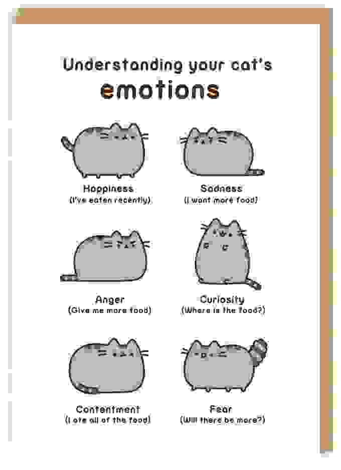 Understanding Your Cat’s Emotions Pusheen Grußkarte