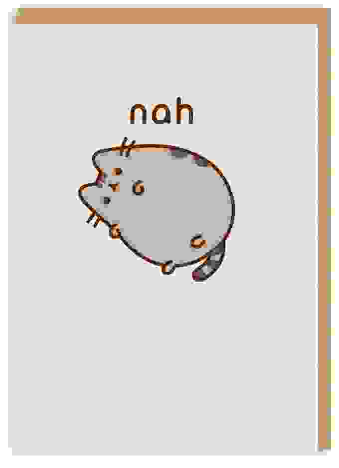 Nah Pusheen Grußkarte