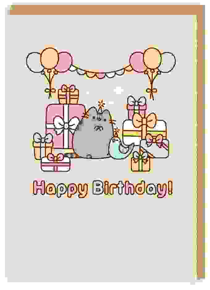 Happy Birthday with Bo Grußkarte