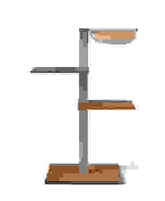 VIU-3 Kratzbaum – Nussbaum Grau / Strandbeige