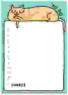 To Do Snooze Cat A5 Notizblock