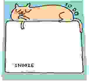 To Do Snooze Cat Post-It Notes