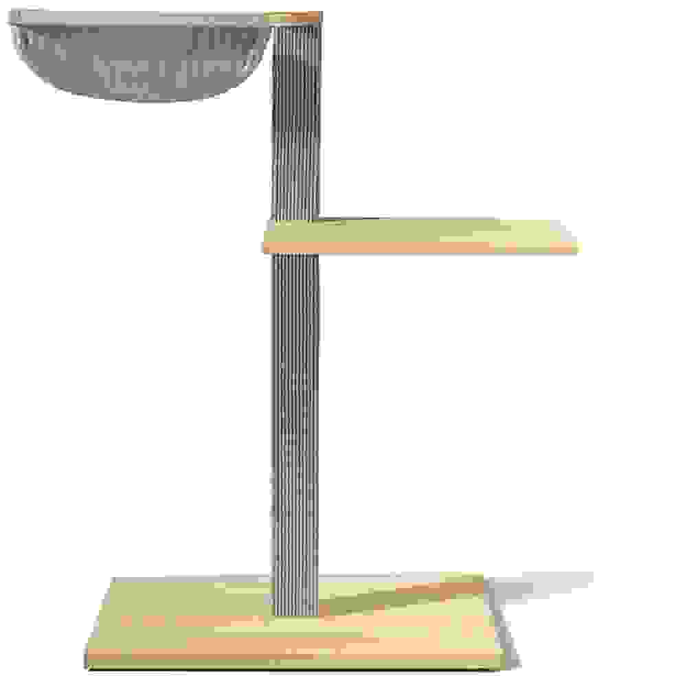 VIU-2 Kratzbaum – Ahorn Grau / Signalgrau – Flanell