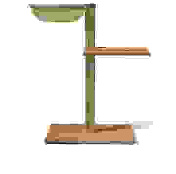 VIU-2 Kratzbaum – Eiche Natur Beige / Caramelbeige – Flanell