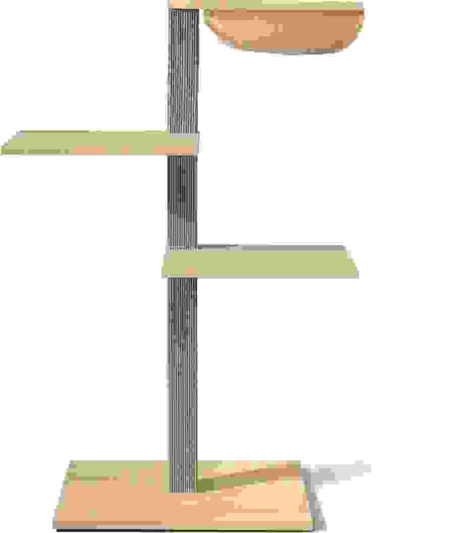 VIU-3 Kratzbaum – Ahorn Grau / Strandbeige