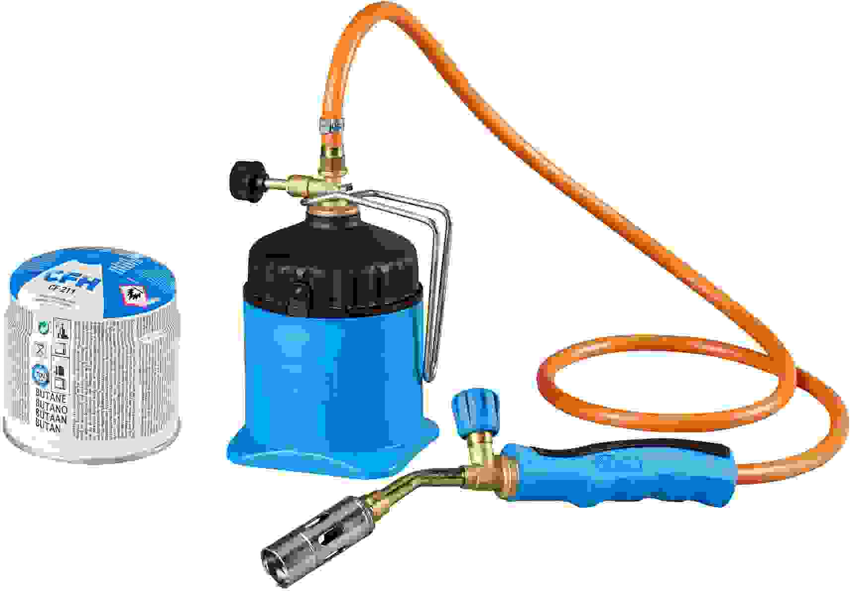 CFH Lötbrenner LM 3000 - 650°C - Inkl. 2 Gaskartuschen