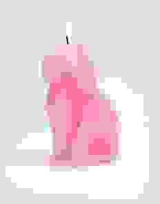 PyroPet Kisa Kerze Helles Pink