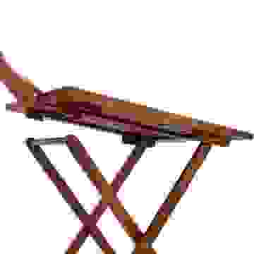 3-teiliges Balkonset aus Akazienholz - 2 Stühle und 1 Tisch
