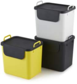 3er Set Recycling Müllsystem 30 L JIVE