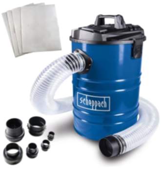 Absauganlage DC100 Scheppach - inkl. 6-tlg. Adapterset | 65 Liter | Me