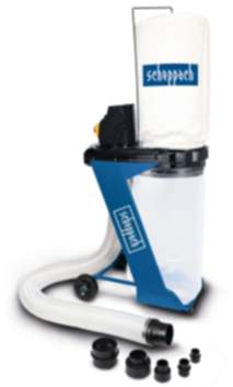 Absauganlage DC500 Scheppach - 75L Volumen | 550W | Luftleistung 1150