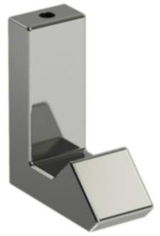 Alpenstahl Garderobenhaken TINY / TAURUS aus Metall eckig
