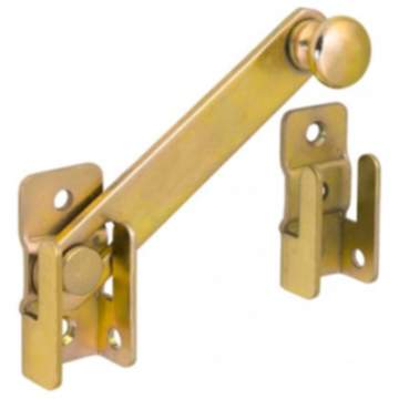 Alpenstahl Gartentorfalle aus Stahl gelb verzinkt, 120 mm