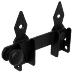 Alpenstahl Gartentorfalle aus Stahl schwarz matt, 120 mm