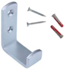 Alpenstahl Wandhaken STORE aus Stahl, 48 x 36 x 16 mm