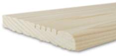 Amco Holzleiste Designleiste Fichte 9x75x1000 mm Massivholz unbehandelt