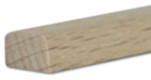 Amco Holzleiste Profilleiste Buche 5x8x950 mm Massivholz unbehandelt