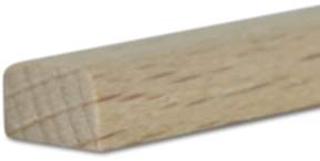 Amco Holzleiste Profilleiste Buche 5x8x950 mm Massivholz unbehandelt