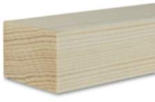 Amco Holzleiste Rechteckleiste Kiefer 3x10x1000 mm Massivholz unbehandelt