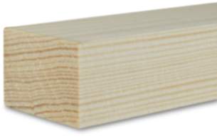 Amco Holzleiste Rechteckleiste Kiefer 3x10x1000 mm Massivholz unbehandelt