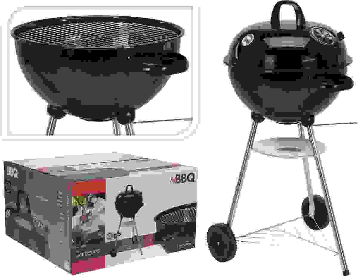 BBQ Collection Holzkohlegrill auf Rädern mit Thermometer - Ø47 cm Inkl.