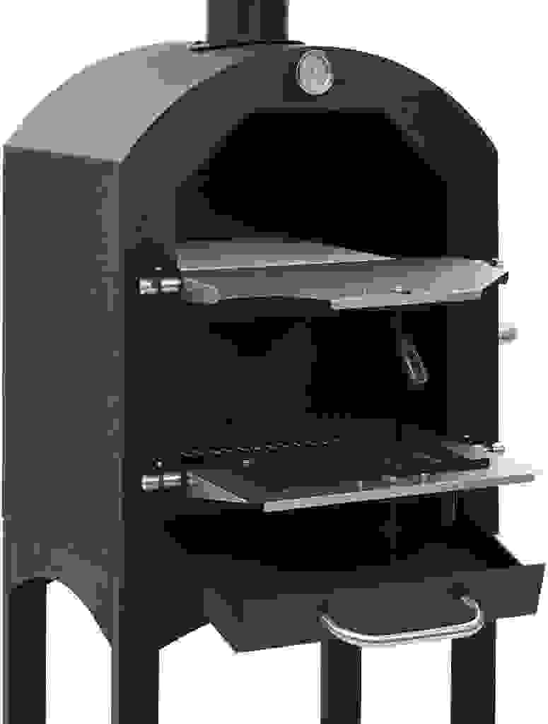 BBQ mit Pizzaofen 68x48x156 cm