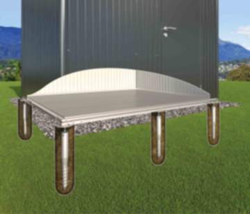 Biohort Erdschrauben-Fundament für AvantGarde A2 A4 MiniGarage