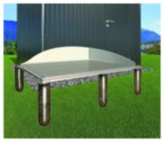 Biohort Erdschrauben-Fundament HighLine H3, Avantgarde A6, 2520x2120 mm