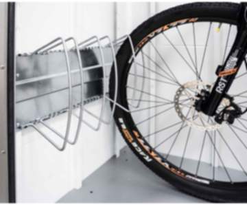 Biohort Fahrradständer bikeHolder für Gerätehäuser und HighBoard, für 3 Räder