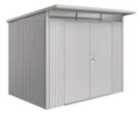 Biohort Gerätehaus AvantGarde Gr. A5 silber-metallic mit Doppeltür