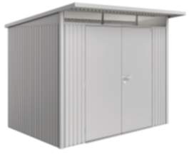 Biohort Gerätehaus AvantGarde Gr. A5 silber-metallic mit Doppeltür