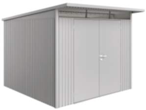 Biohort Gerätehaus AvantGarde Gr. A7 silber-metallic mit Doppeltür