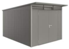 Biohort Gerätehaus AvantGarde Gr. A8 quarzgrau-metallic mit Doppeltür