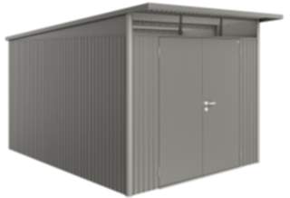 Biohort Gerätehaus AvantGarde Gr. A8 quarzgrau-metallic mit Doppeltür