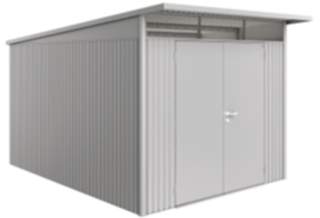 Biohort Gerätehaus AvantGarde Gr. A8 silber-metallic mit Doppeltür