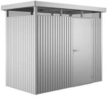 Biohort Gerätehaus HighLine Gr. H1, silber-metallic, Standardtür 1550x2750x2220 mm