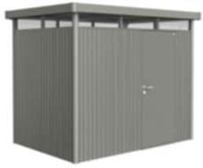 Biohort Gerätehaus HighLine Gr. H2 quarzgrau-metallic, Standardtür, 2750x1950x2220 mm